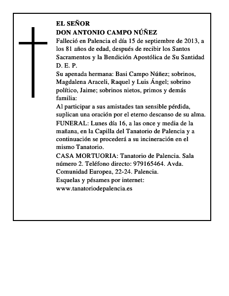 Don Antonio Campo Núñez