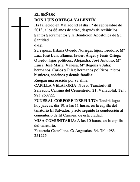 Don Luis Ortega Valentín
