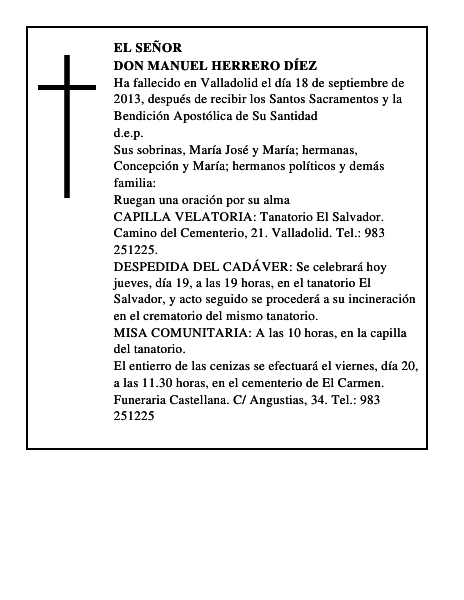 Don Manuel Herrero Díez
