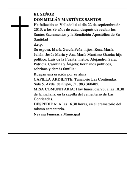 Don Millán Martínez Santos
