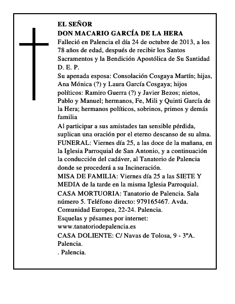 Don Macario García de la Hera
