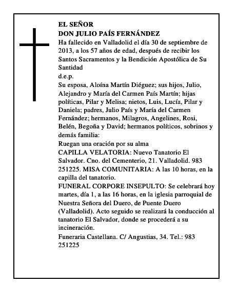 Don Julio País Fernández