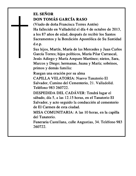 Don Tomás García Raso
