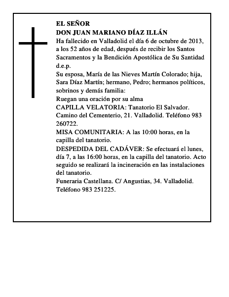 Don Juan Mariano Díaz Illán