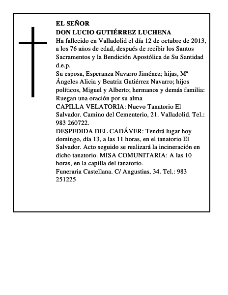 Don Lucio Gutiérrez Luchena