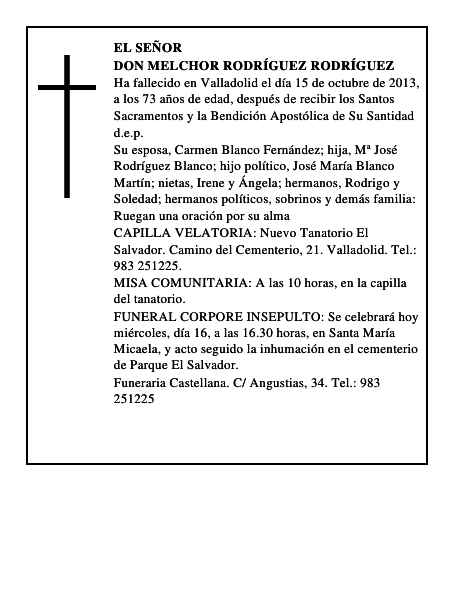 Don Melchor Rodríguez Rodríguez
