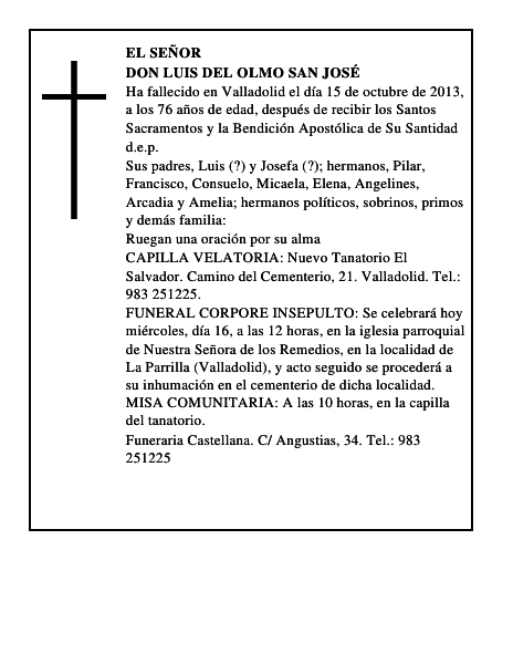 Don Luis del Olmo San José