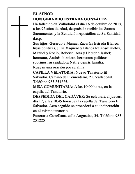 Don Gerardo Estrada González