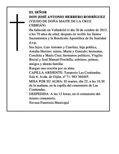 Don José Antonio Herrero Rodríguez