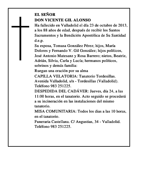 Don Vicente Gil Alonso