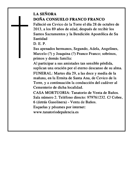 Doña Consuelo Franco Franco