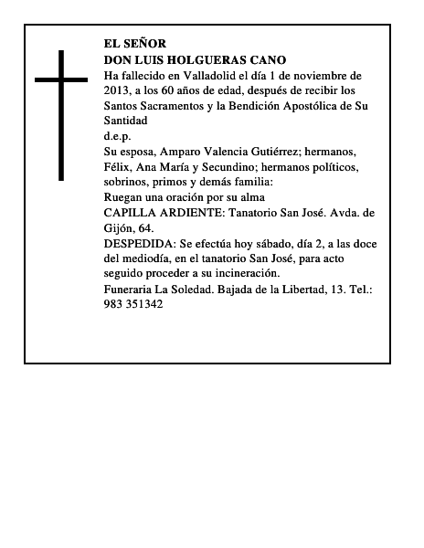 Don Luis Holgueras Cano