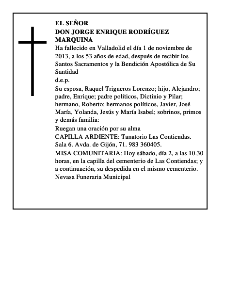 Don Jorge Enrique Rodríguez Marquina