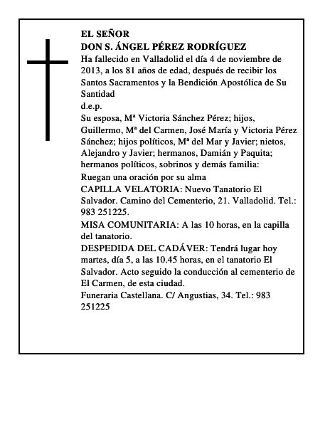 Don S. Ángel Pérez Rodríguez