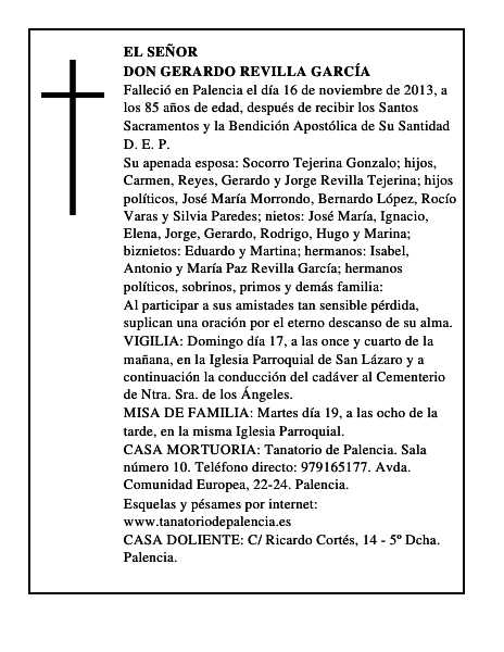 Don Gerardo Revilla García