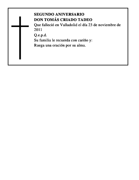 Don Tomás Criado Tadeo
