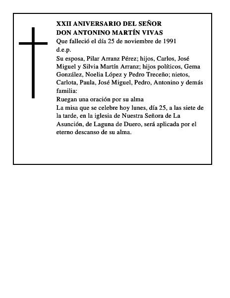 Don Antonino Martín Vivas