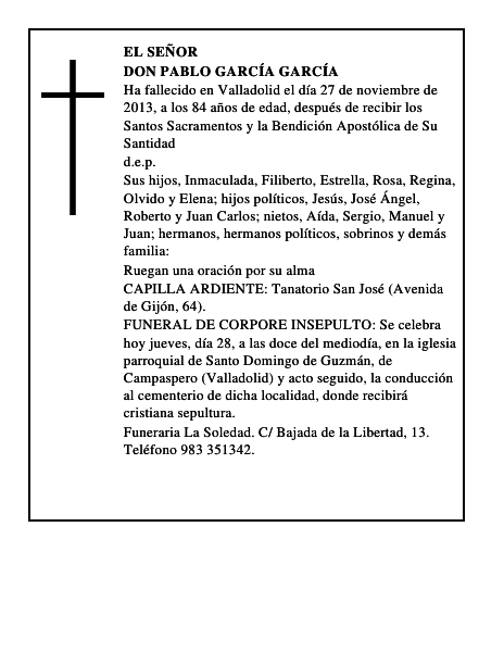 Don Pablo García García