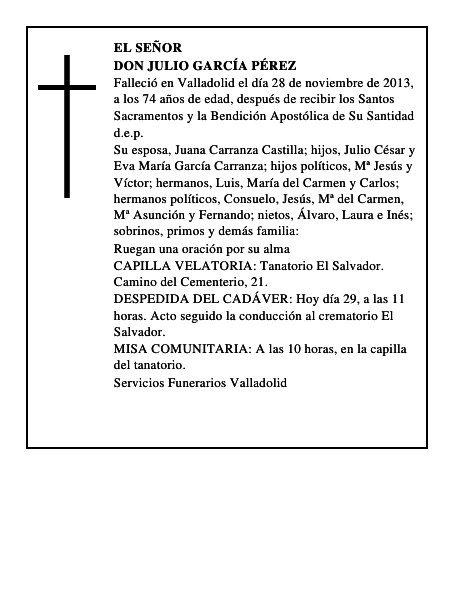Don Julio García Pérez
