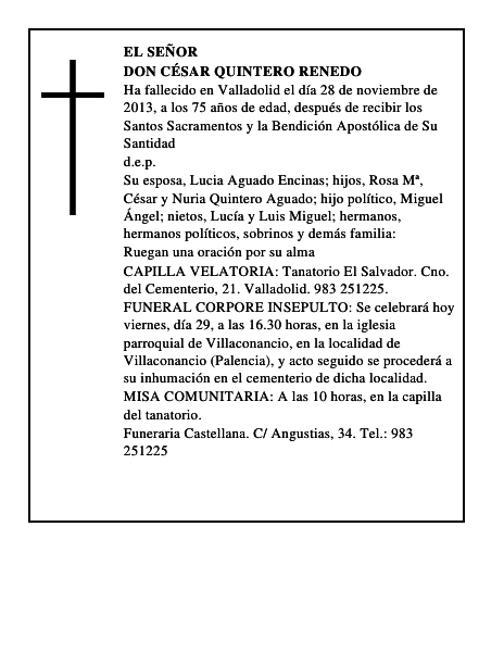 Don César Quintero Renedo