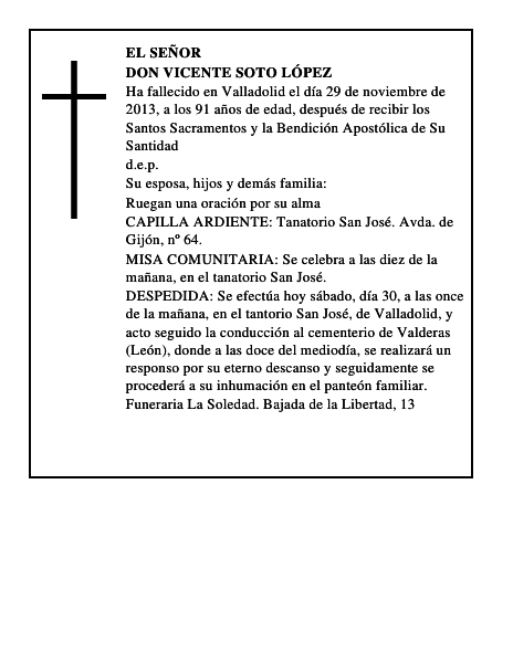 Don Vicente Soto López