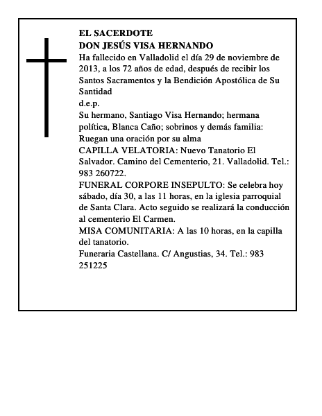 Don Jesús Visa Hernando