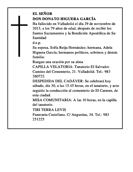 Don Donato Higuera García