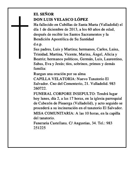 Don Luis Velasco López