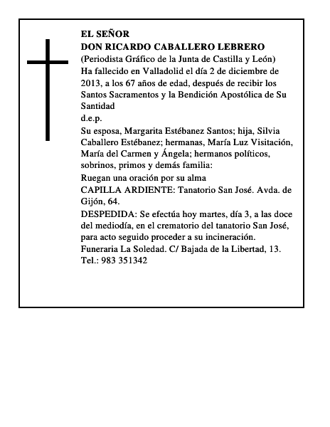 Don Ricardo Caballero Lebrero
