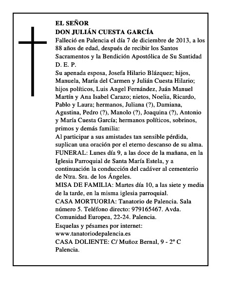Don Julián Cuesta García
