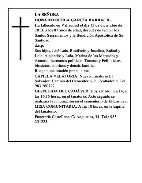 Doña Marcela García Barbacil
