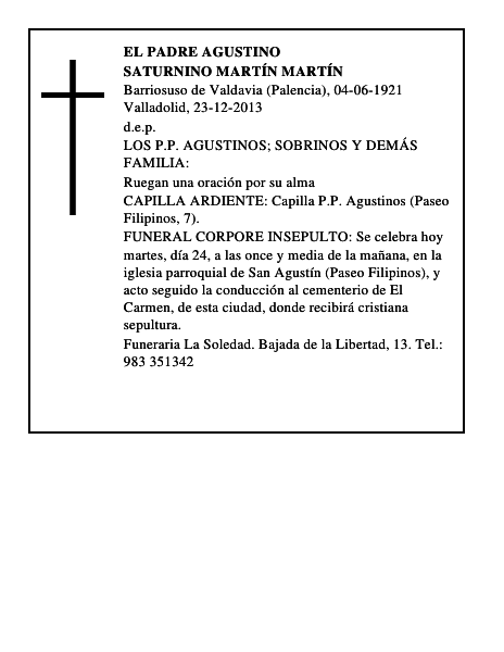 Saturnino Martín Martín