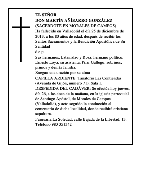 Don Martín Añíbarro González