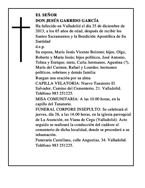Don Jesús Garrido García
