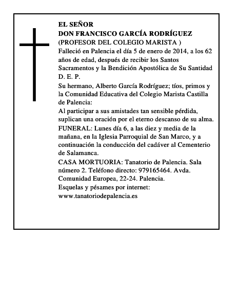 Don Francisco García Rodríguez