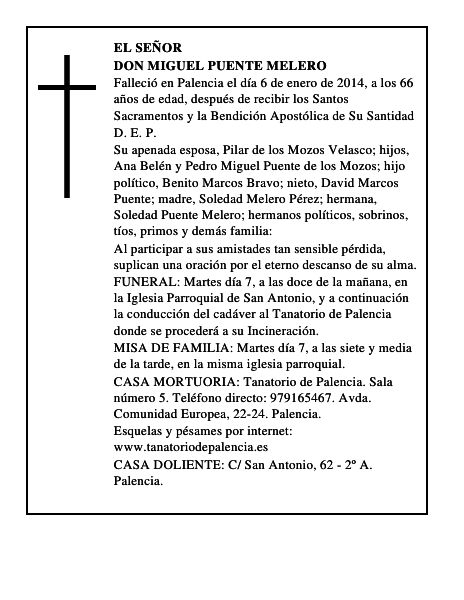 Don Miguel Puente Melero