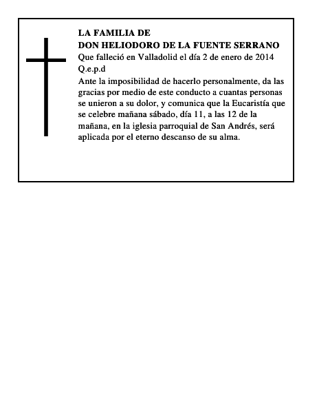 Don Heliodoro de la Fuente Serrano