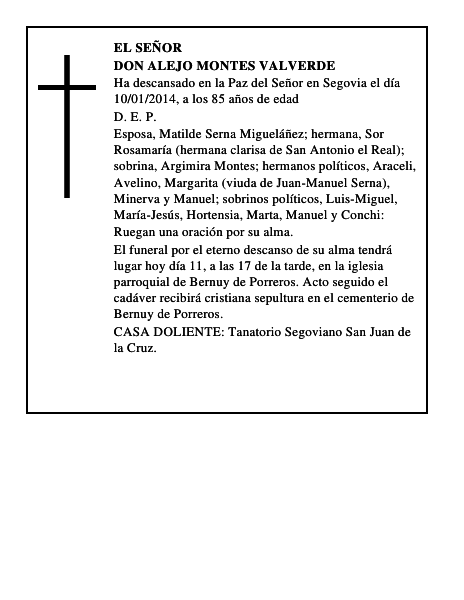 Don Alejo Montes Valverde