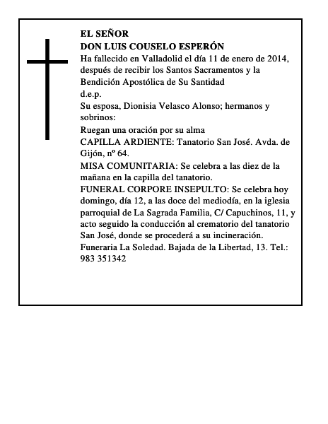 Don Luis Couselo Esperón