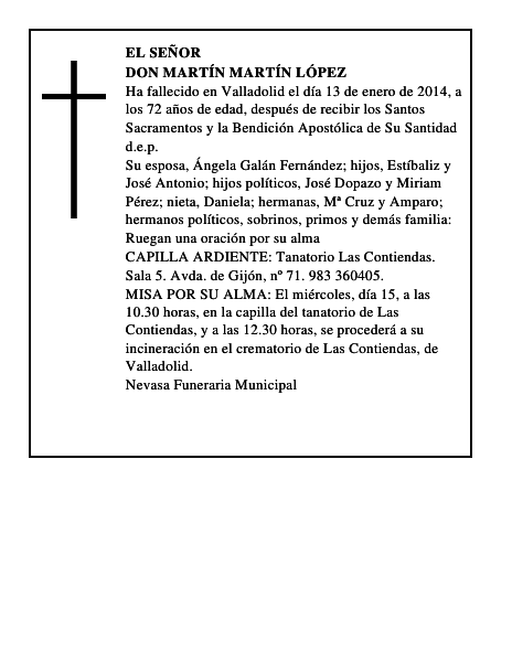 Don Martín Martín López