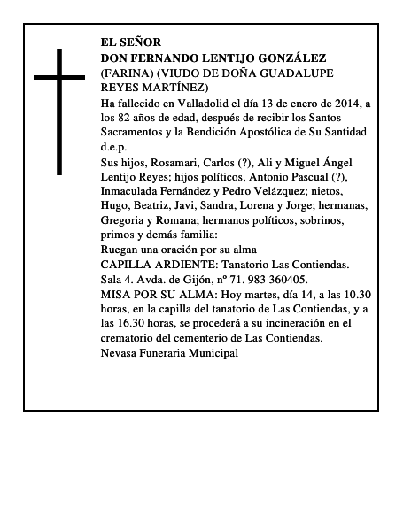 Don Fernando Lentijo González