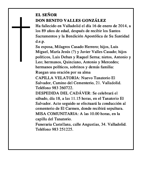 Don Benito Valles González
