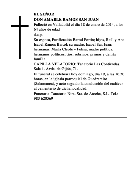 Don Amable Ramos San Juan