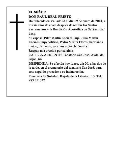 Don Raúl Real Prieto
