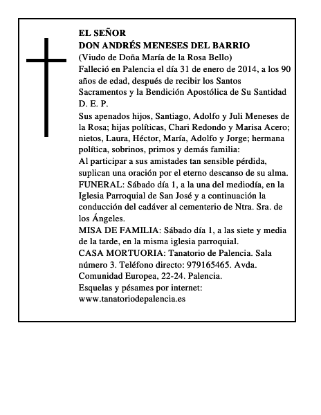 Don Andrés Meneses del Barrio