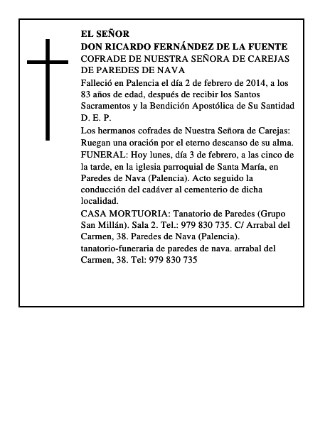 Don Ricardo Fernández de la Fuente