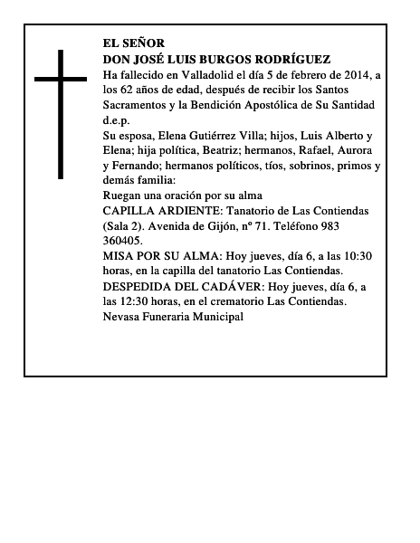 Don José Luis Burgos Rodríguez