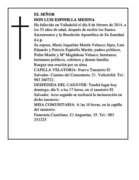 Don Luis Espinilla Medina