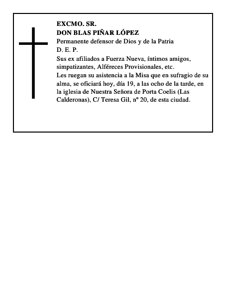 Don Blas Piñar López