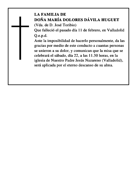 Doña María Dolores Dávila Huguet